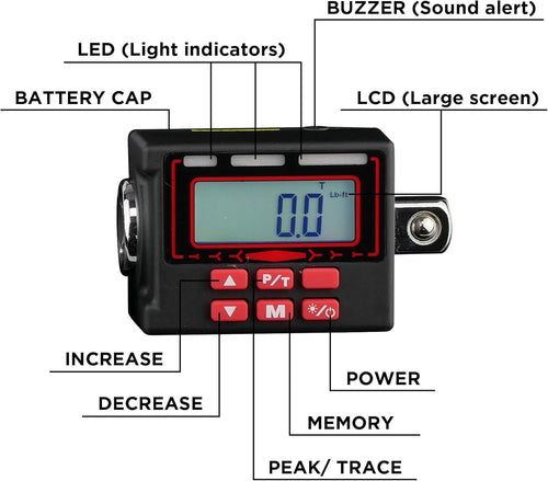 1/2-Inch Digital Torque Adapter R298
