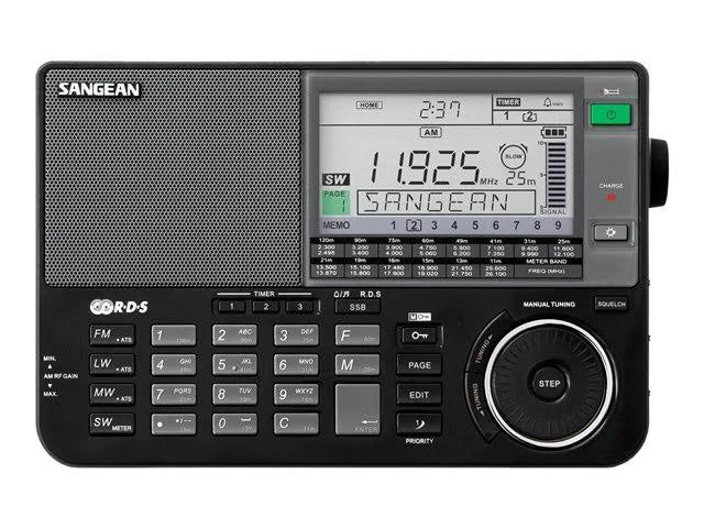 Black Portable Radio with Antenna N427