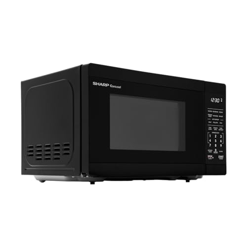 Compact Oven with Removable 10" Carousel Turntable, 700 Watt Countertop Microwave, White I320