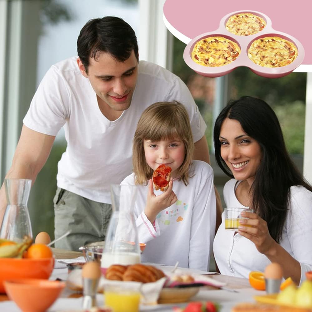 3 Pcs Silicone Nonstick Air Fryer Egg Mold A323767