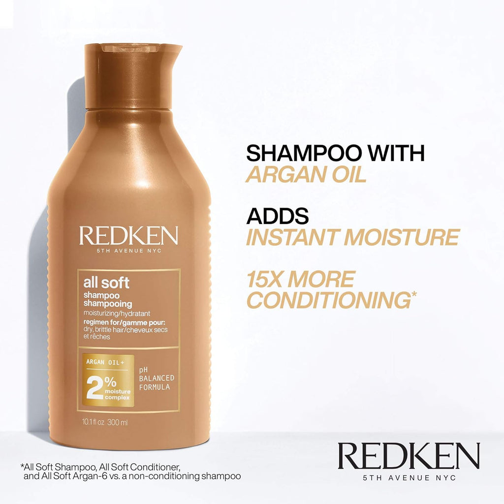 All Soft Shampoo, Conditioner and Heavy Cream Treatment with Argan Oil S517365