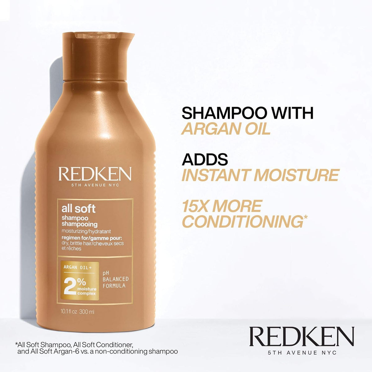 All Soft Shampoo, Conditioner and Heavy Cream Treatment with Argan Oil S517365