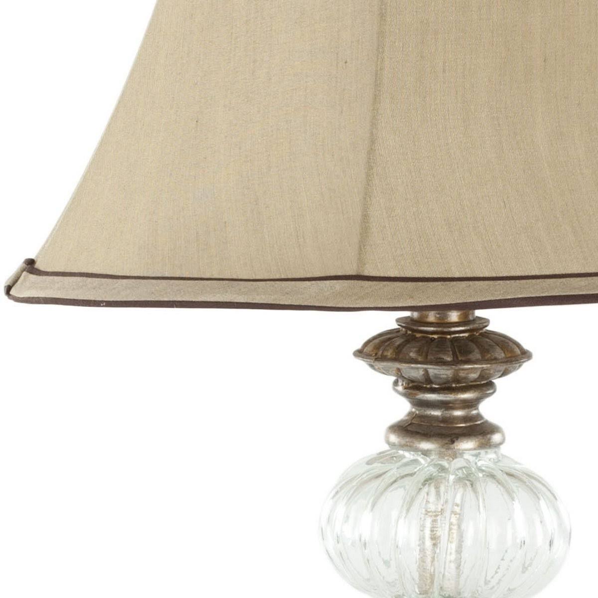Glass Globe Table Lamp Set of 2 W65008
