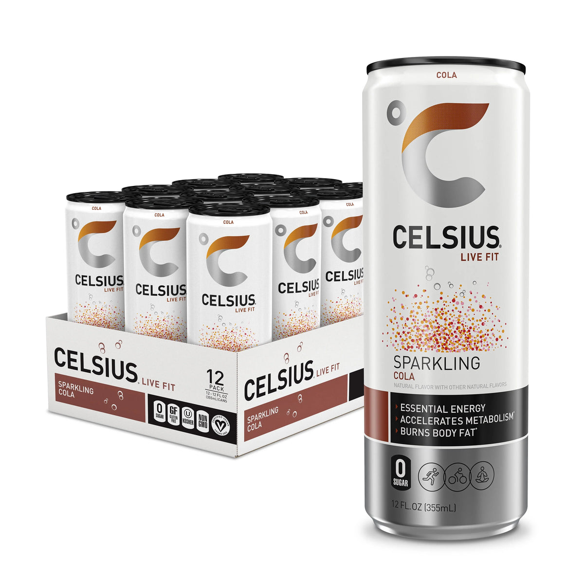 Sparkling Variety Pack Energy Drink 12 fl oz (Pack of 12) W2854