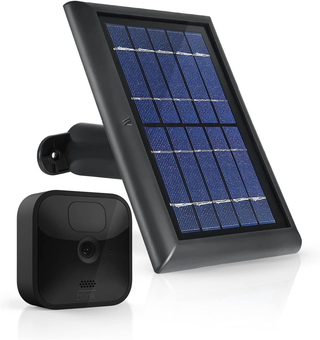 Black Solar Panel with Internal Battery 2-Pack Q1618