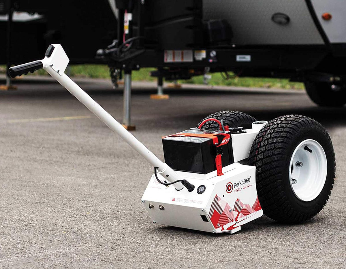 Battery Powered Trailer Jack Utility Dolly with 2 Hitch Balls J5053