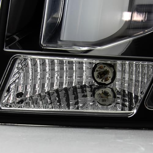 Smoked LED Tail Lamp Brake Lights with Sequential Signal Pair T64264
