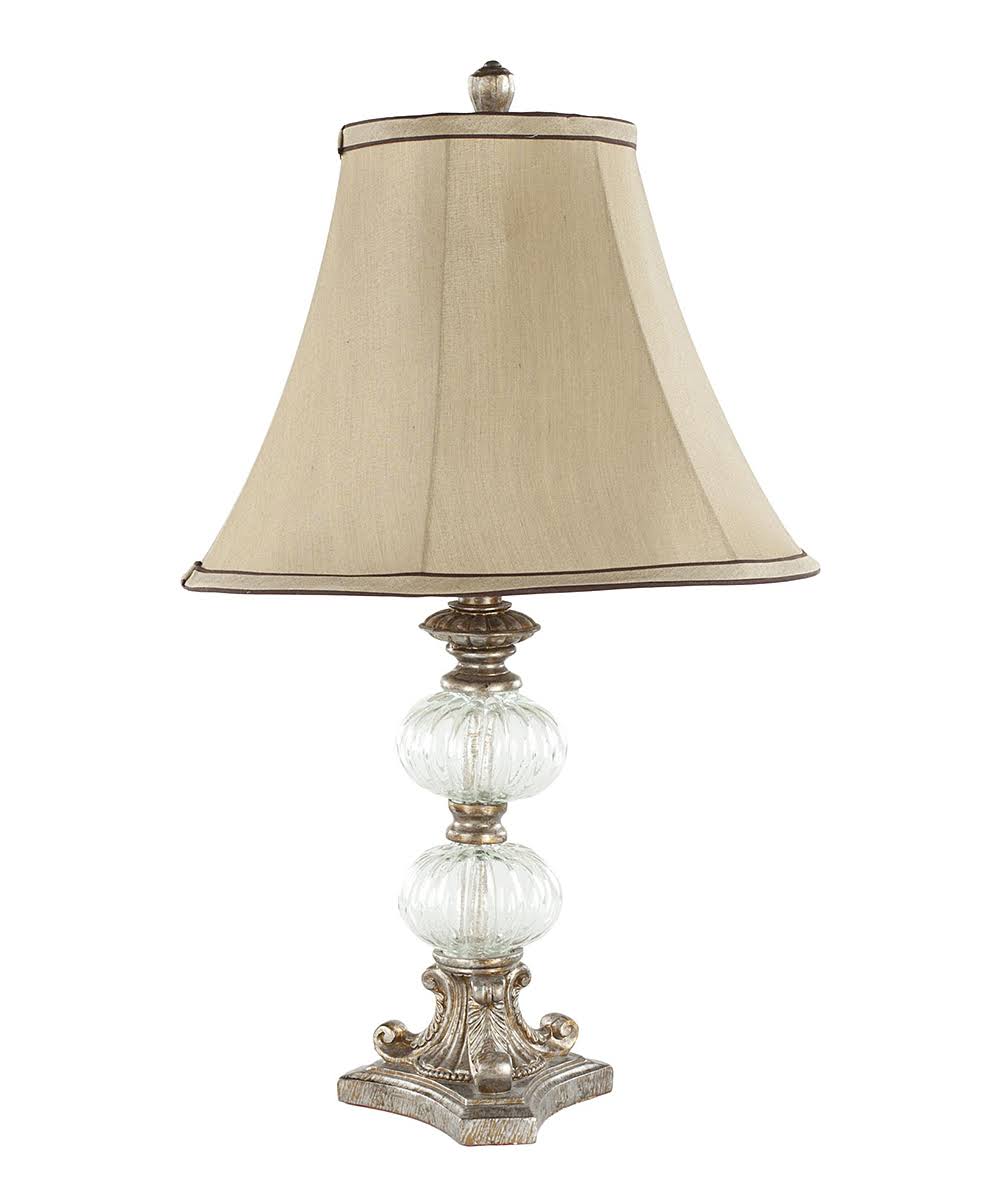 Glass Globe Table Lamp Set of 2 W65008