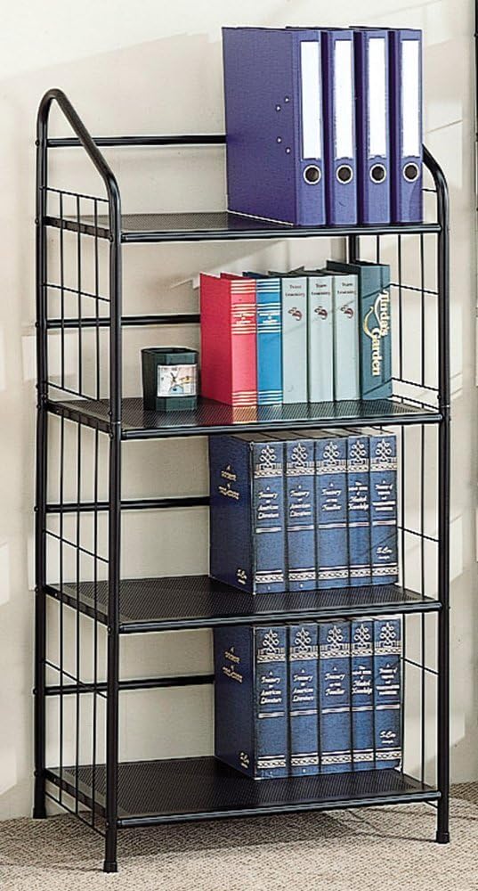 Metal Bookcase Rack 5 Tier R12463