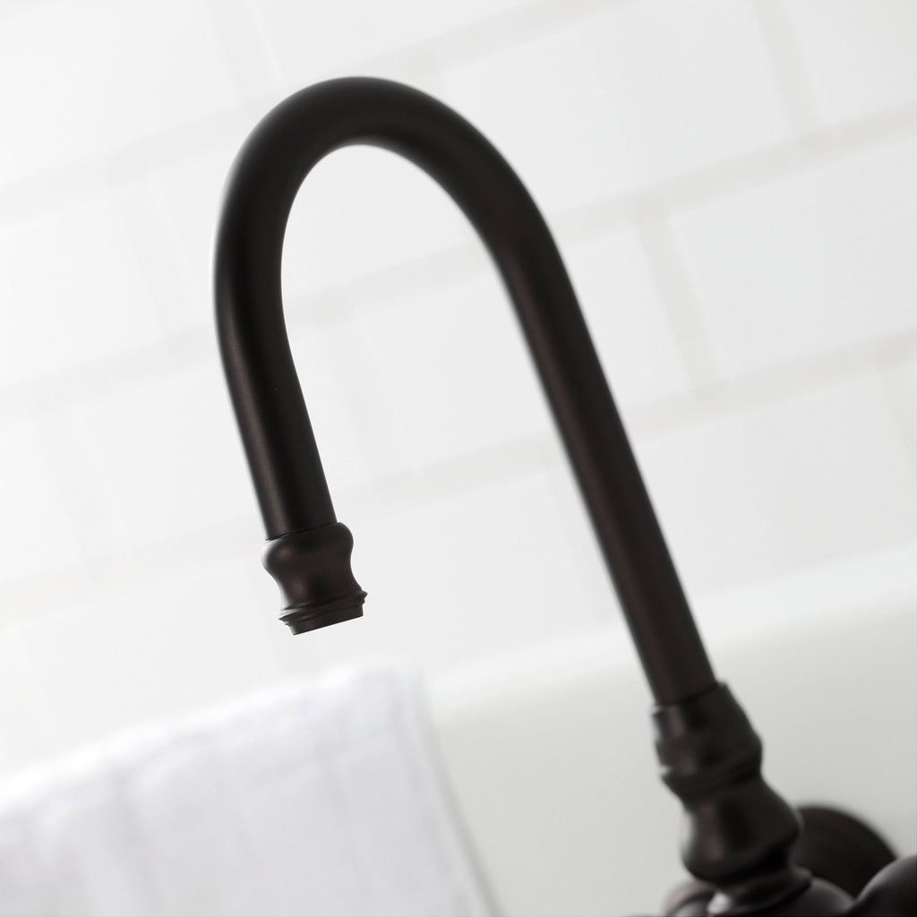 Wall Mount Clawfoot Tub Faucet Polished Chrome K209