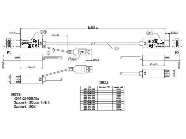 Black HDMI with Ethernet Cable F641