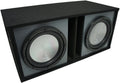 Dual 12 Subwoofer Bundle with Ported Sub Box Enclosure I8450