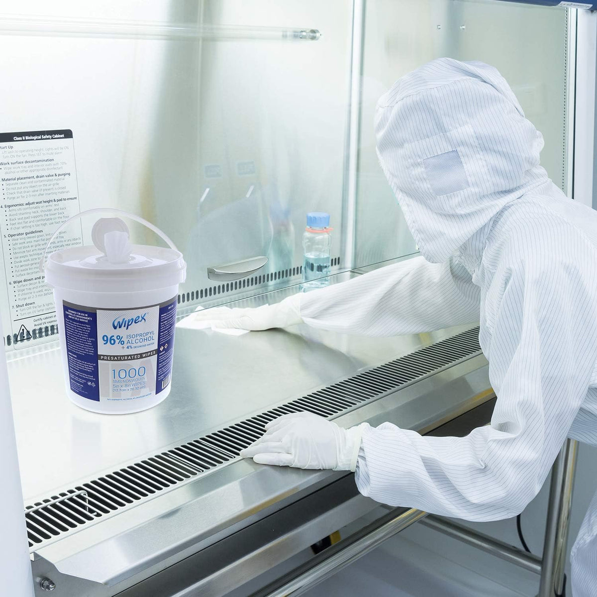1000 ct Clean Room & Lab Wipes I78841