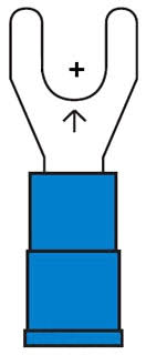 Vinyl Insulated Fork, 22-18 AWG X48630