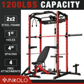 1200LBS Capacity Power Rack with LAT Pulldown System A4865