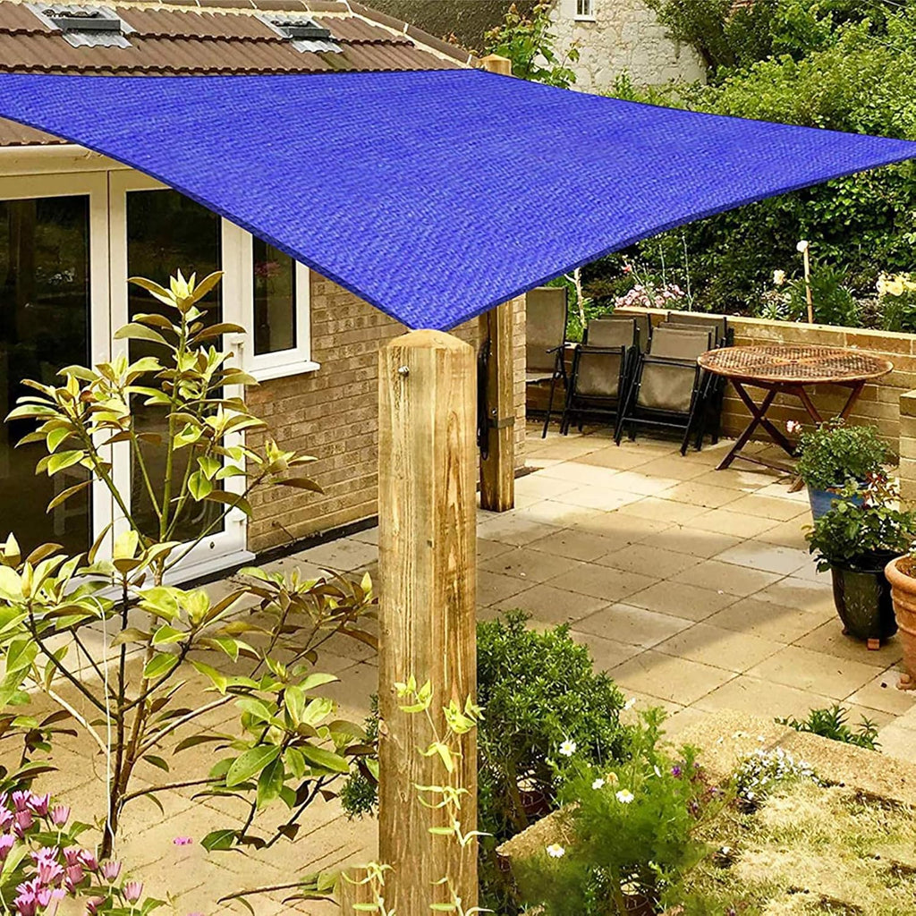 Beige Rectangle Sun Shade Sail O41456