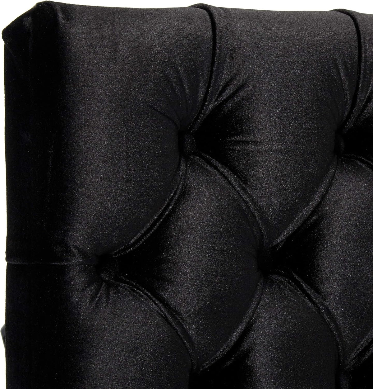 Tufted Velvet Headboard, King / Cal King, Cobalt / Black L999