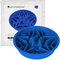 Slow Feeder Dog Bowl with Feeder Holes Q848