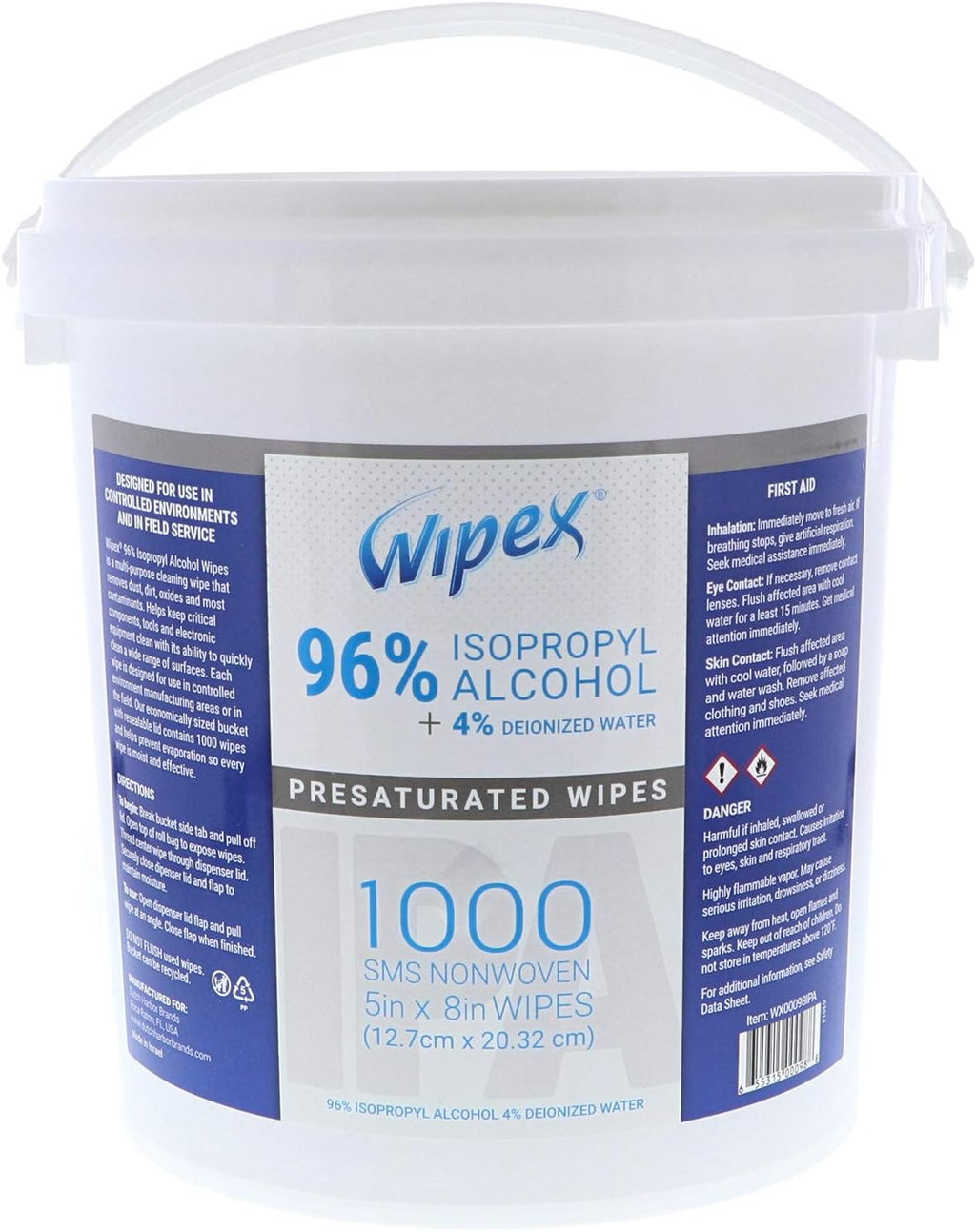 1000 ct Clean Room & Lab Wipes I78841