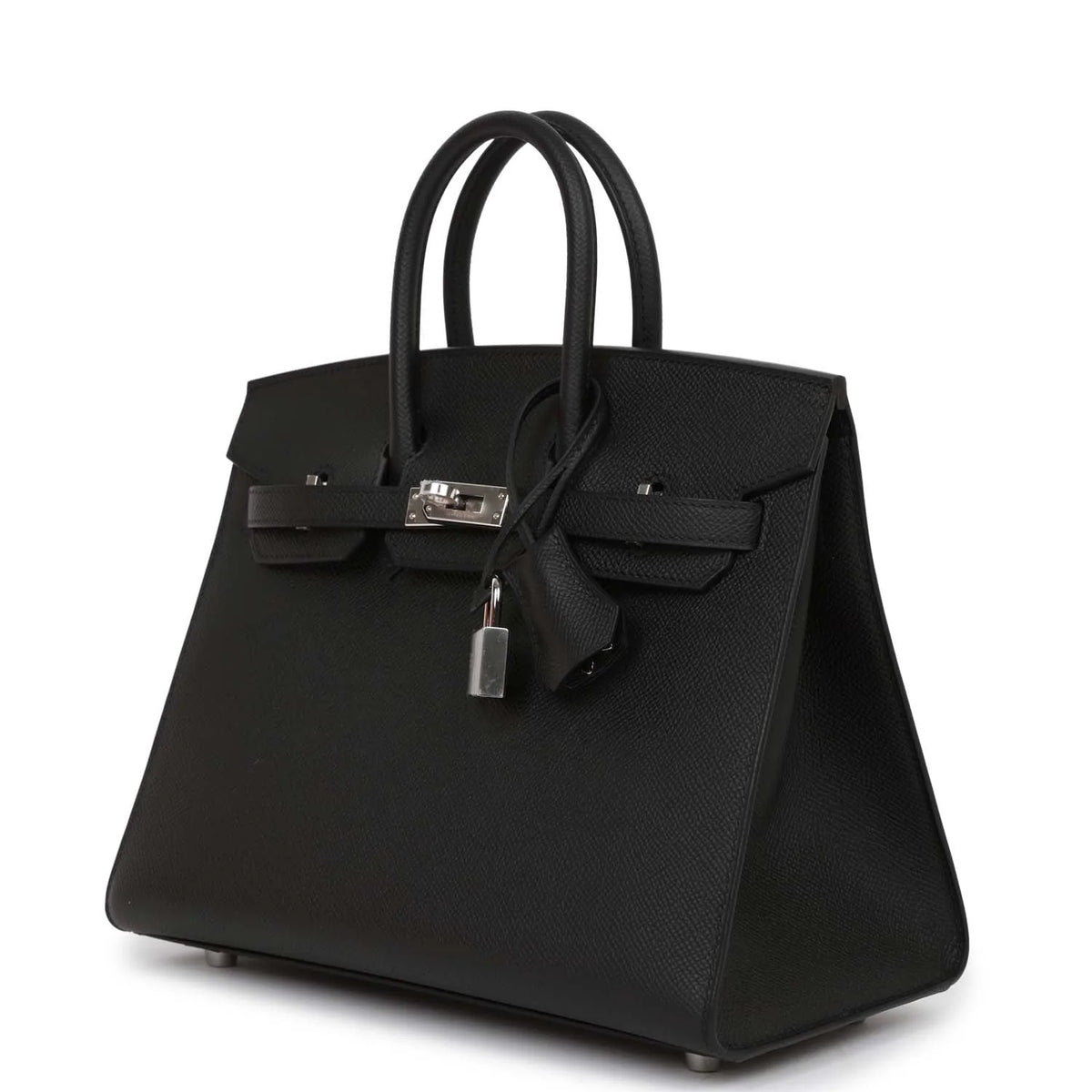 Black Epsom Leather Handbag O263