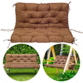 Waterproof Sun-Resistant Outdoor Bench Cushion with 8 Nonslip Ties M904706