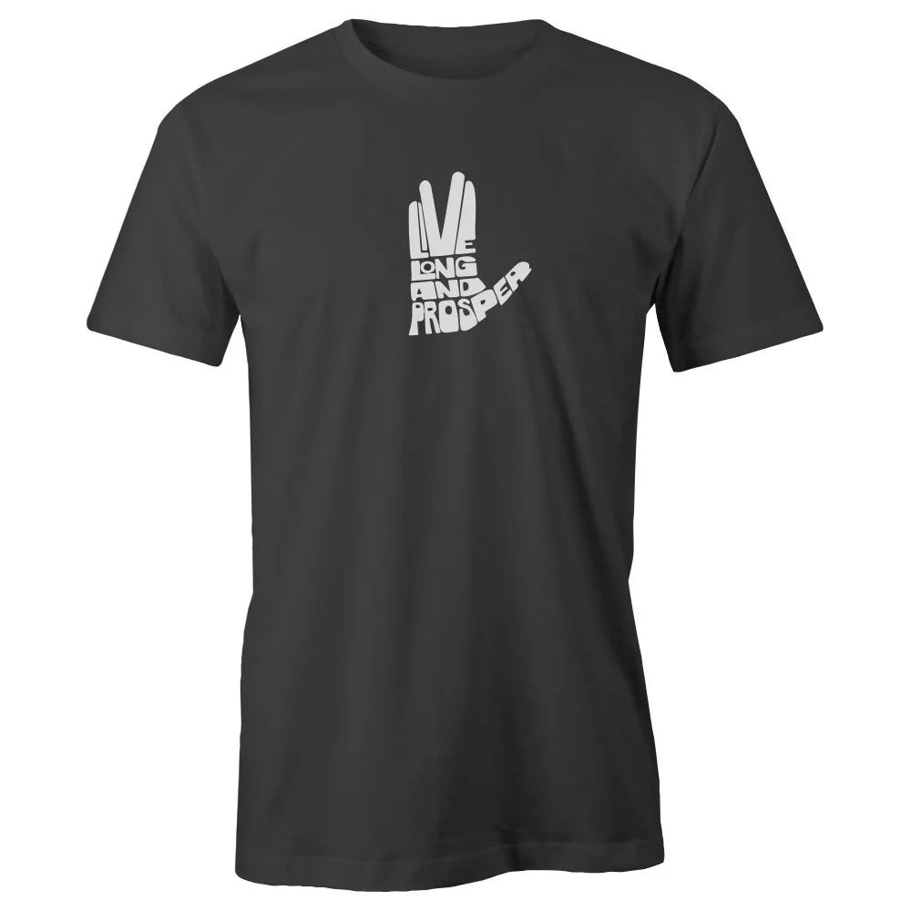 Black 100% Cotton T-Shirt Y5972
