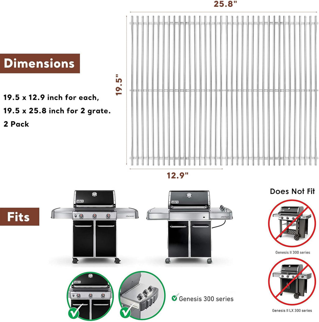 18.75 Cast Iron Grill Grates N160318