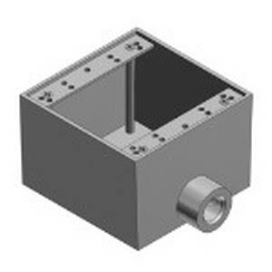 2-Gang FS Device Box, Die-Cast Aluminum, 54 Cubic-Inch Z330190