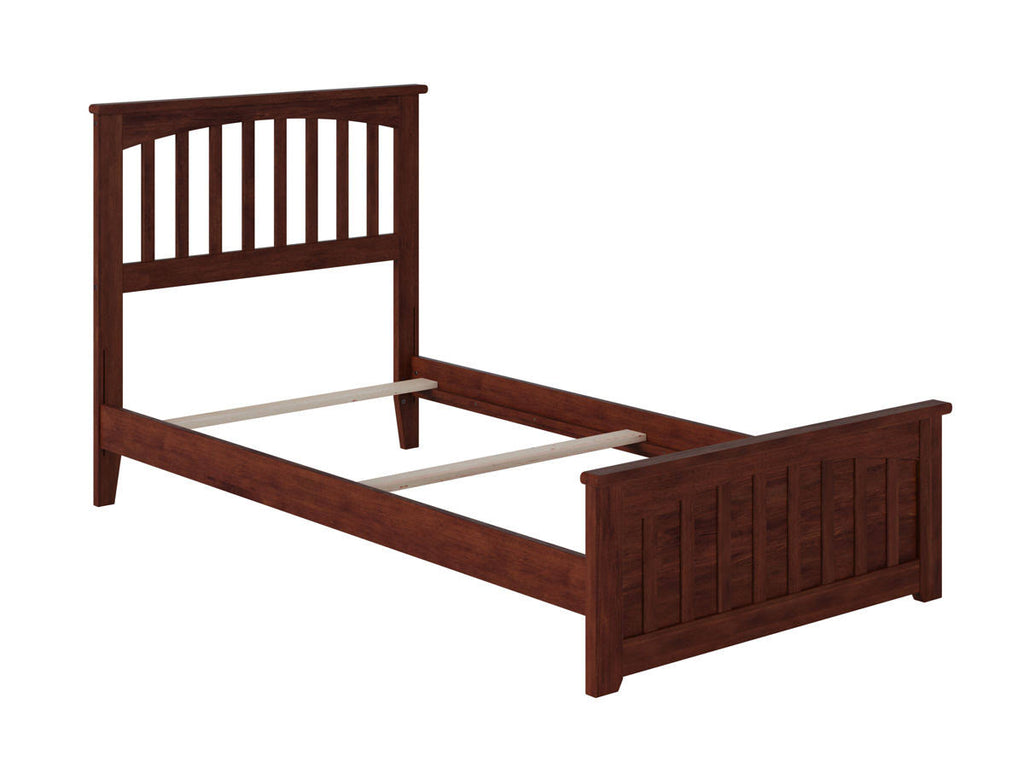 Walnut Twin XL Bed Footboard W36886