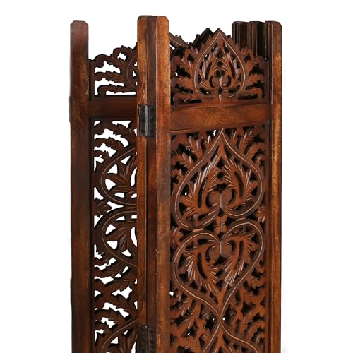 Wooden 4 Panel Foldable Room Divider O2517