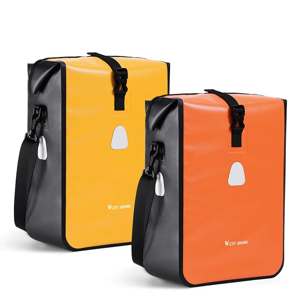 Bike Rear Seats Bag with Reflective Design V64325