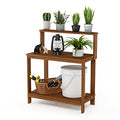 Natural Hardwood Potting Bench E6284