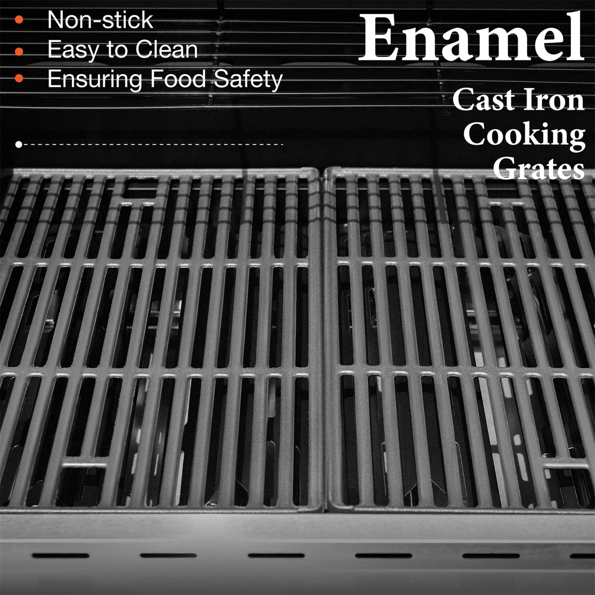4 Burner Propane Gas Grill with Side Burner Stainless Steel L925
