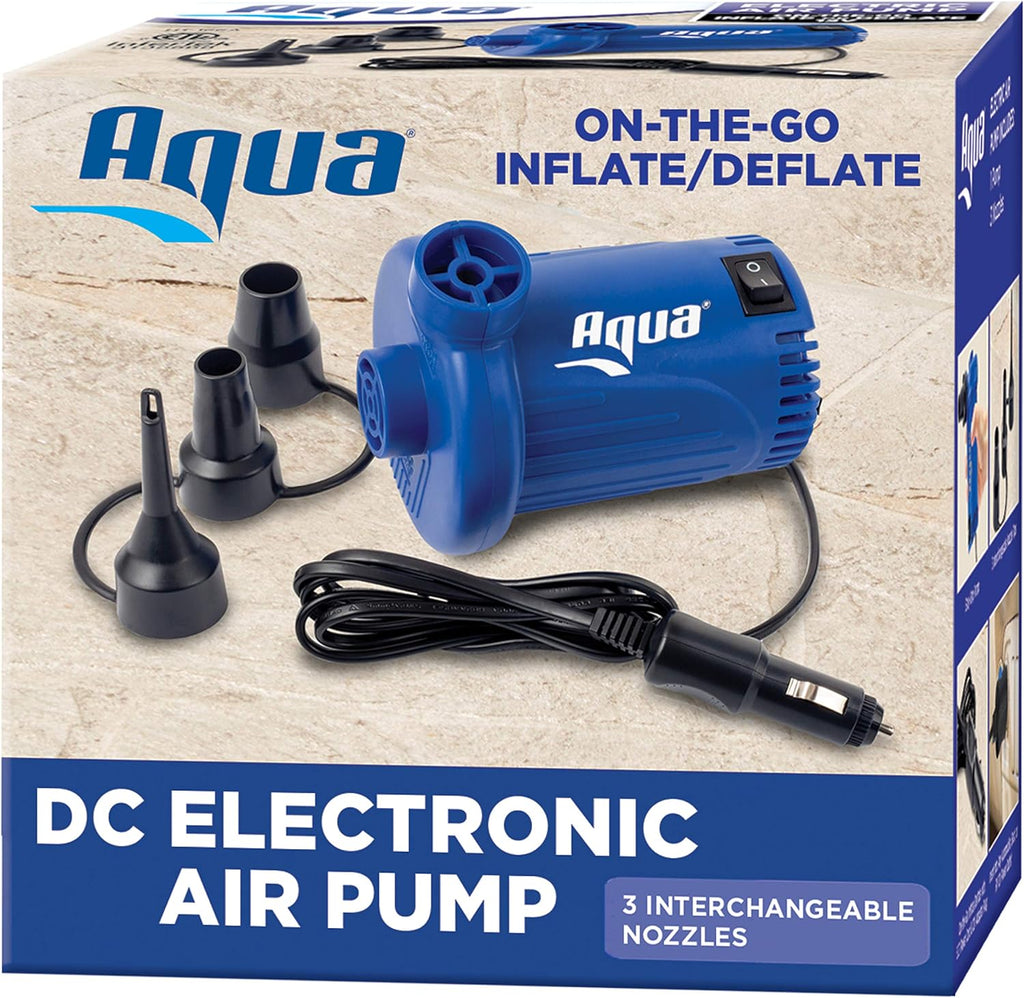 Blue Electric Air Pump 110v Heavy Duty 5 Nozzle Attachments Pack of 2 T52179