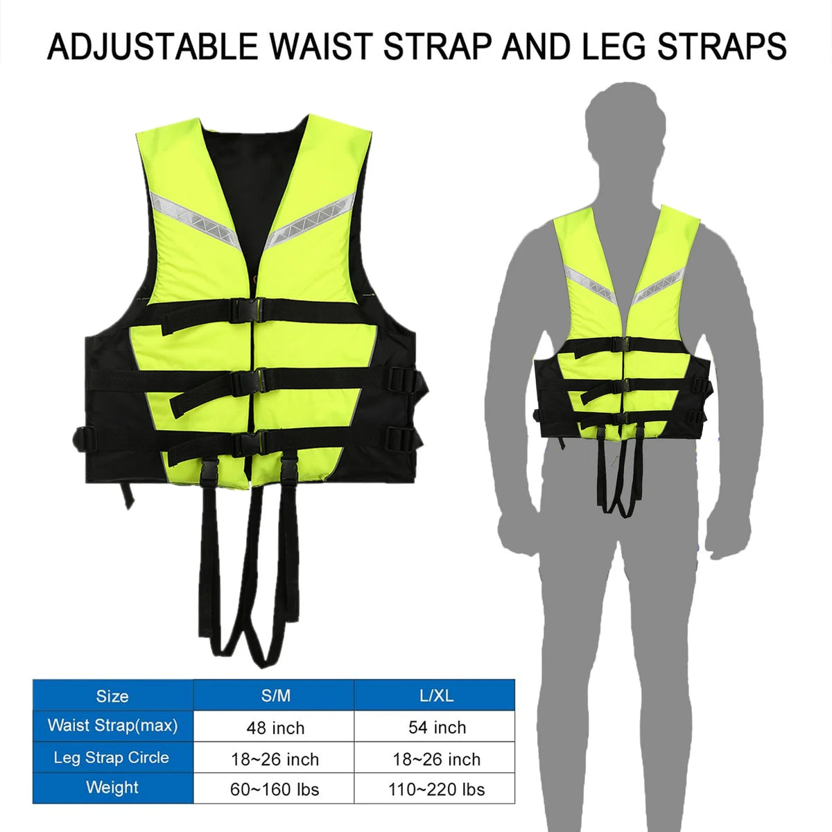 Life Jackets Water Sport Boating Swim Vest D359386