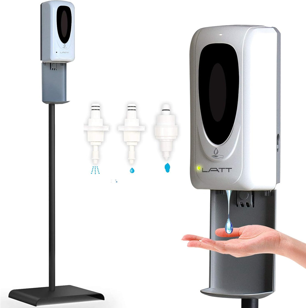 Touchless Hand Sanitizer Dispenser with Stand and 3 Nozzles U45736