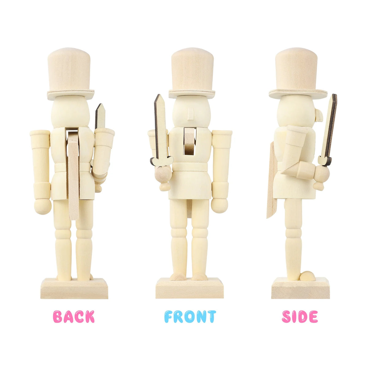 Unfinished Wooden Nutcracker Soldier Z761392