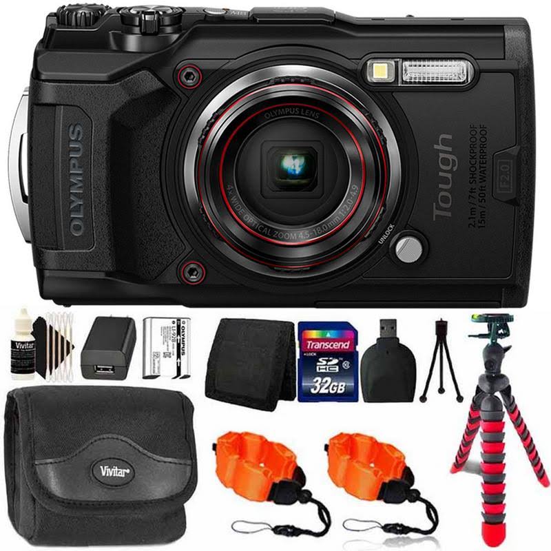 12mp Waterproof Digital Camera Black with 32GB Memory Card E846