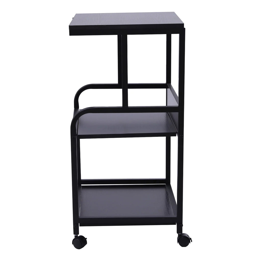 3 Tier Printer Stand Rolling Cart Storage Shelf with Wheel C97892