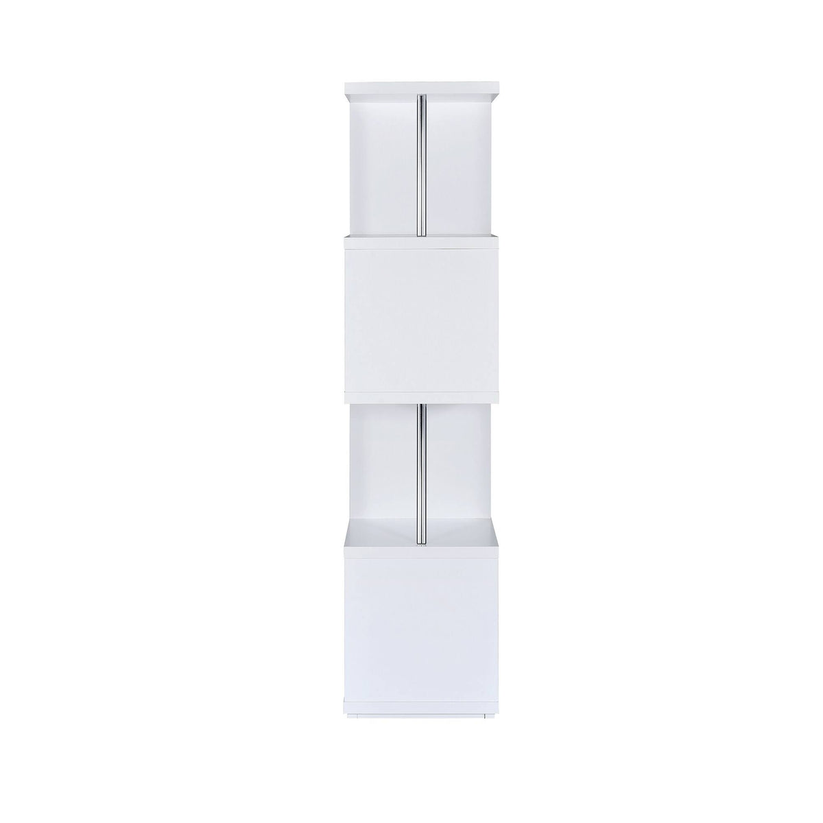 White 4-Tier Bookcase Y65091