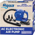 Blue Electric Air Pump 110v Heavy Duty 5 Nozzle Attachments Pack of 2 T52179
