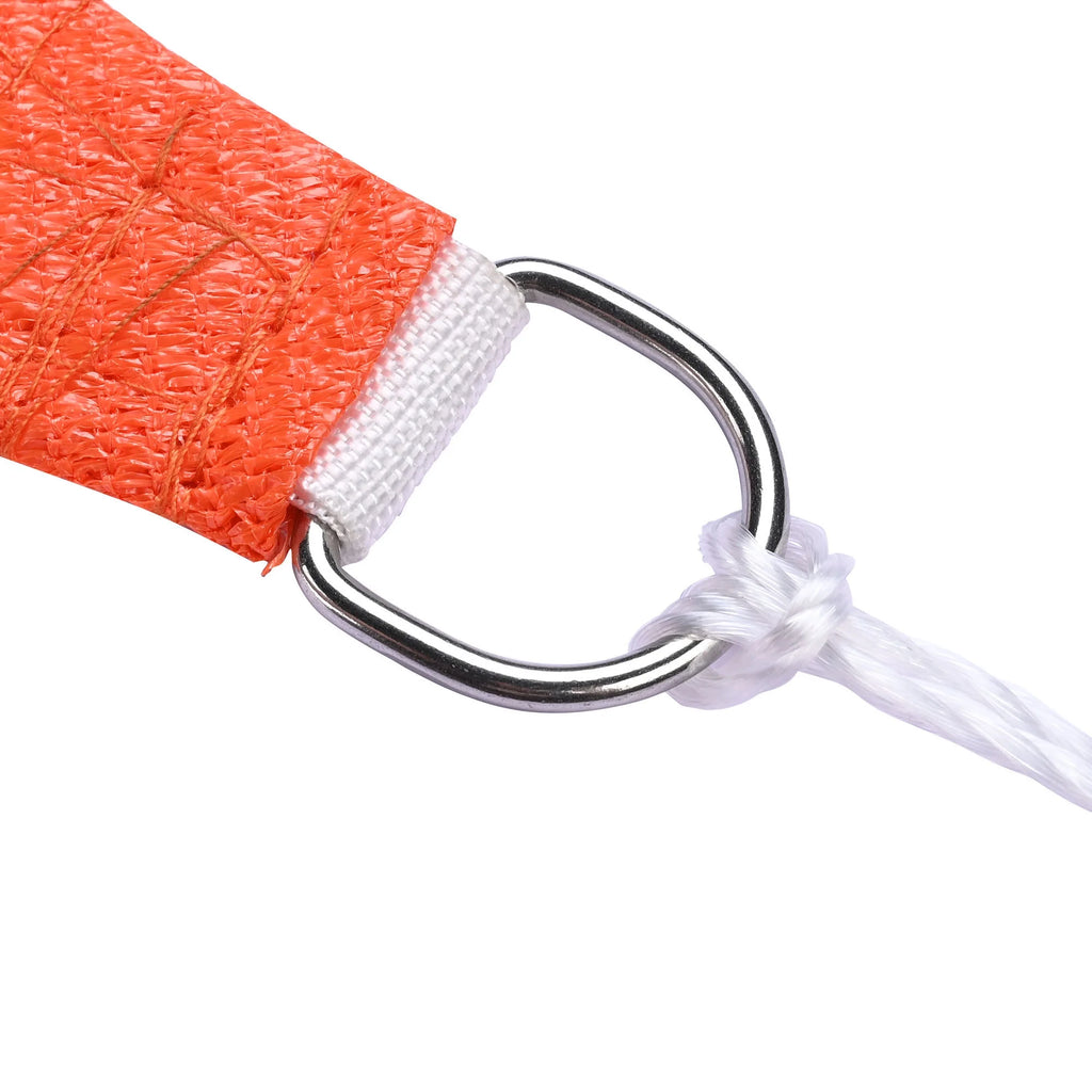 2 Pack 12x12 Ft 97% UV Block Square Sun Shade Sail HDPE Canopy S5882