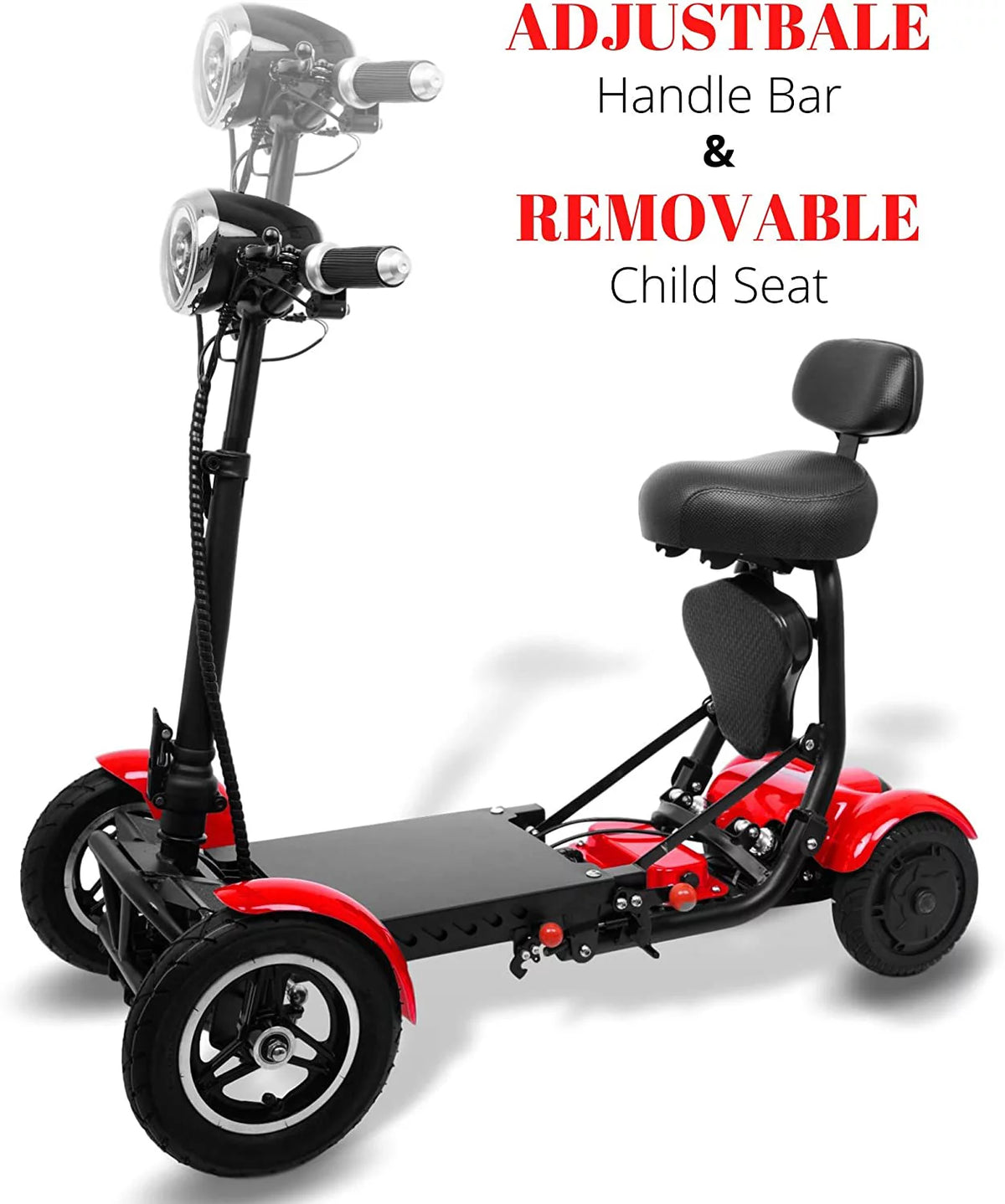 Foldable Lightweight Battery Power Four-Wheel Mobility Scooter E4684