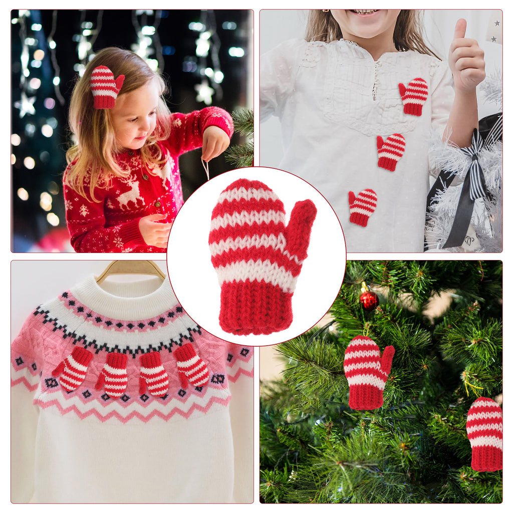 Miniature Doll Gloves Christmas Ornaments O800437