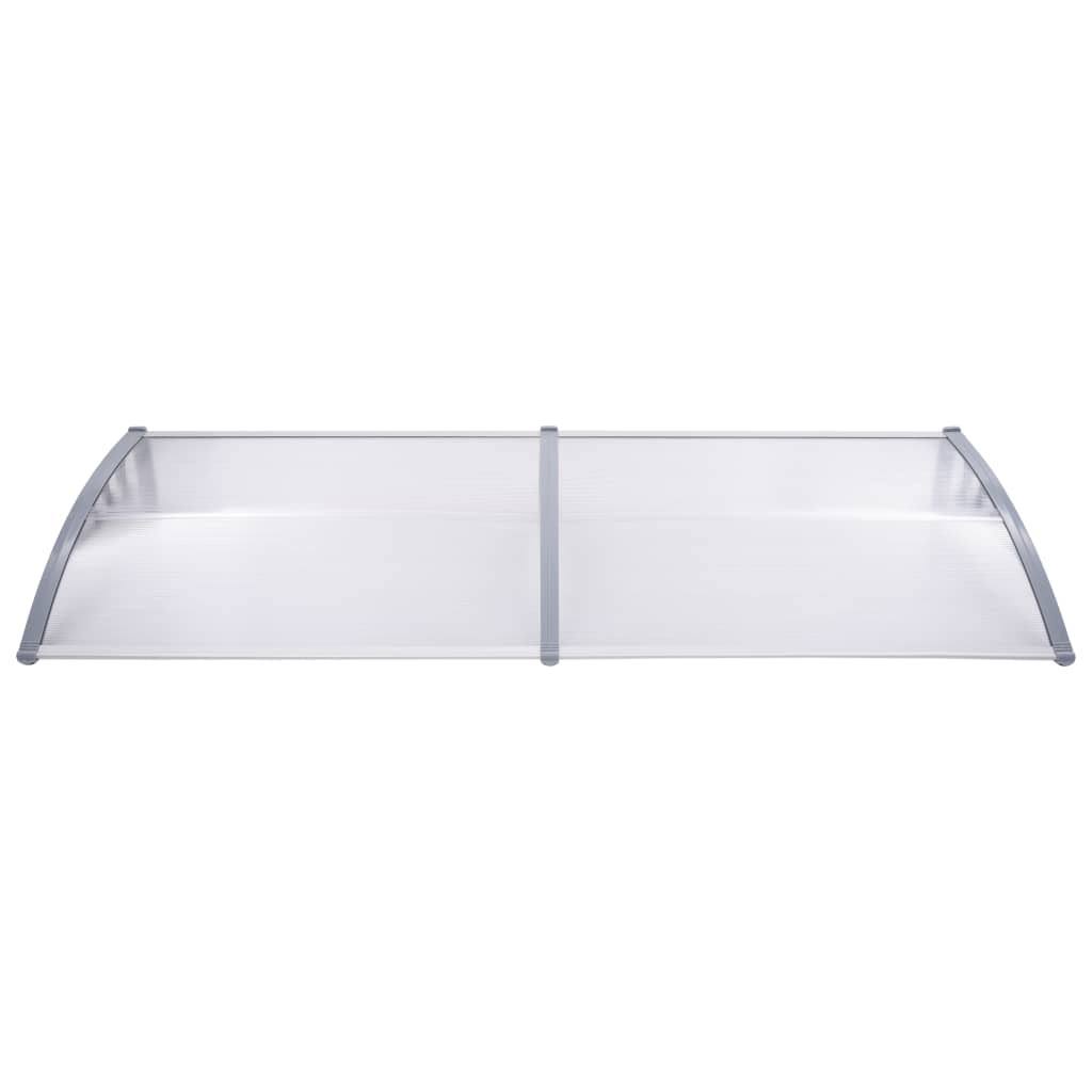 Gray Transparent Door Canopy U4031