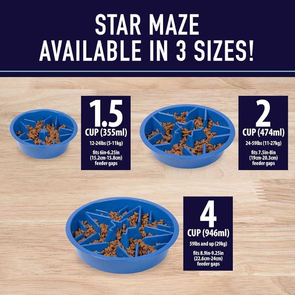 Slow Feeder Dog Bowl with Feeder Holes Q848