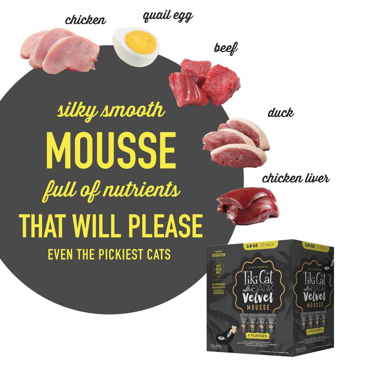 Velvet Mousse Variety Pack Wet Cat Food Y1563