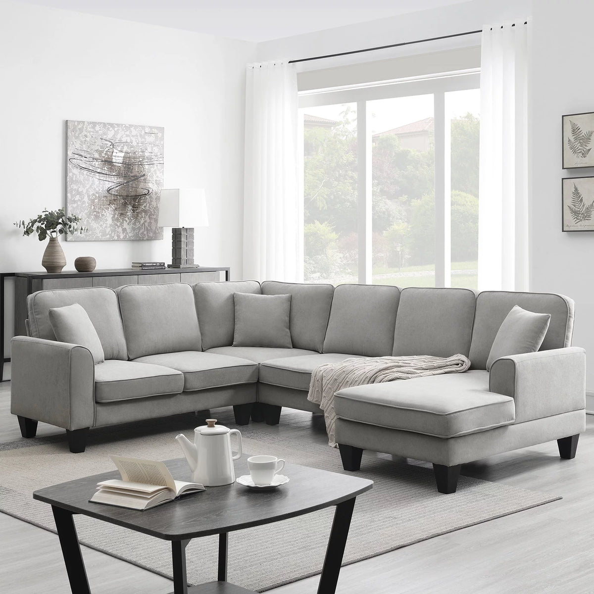 U-Shape Sectional Sofa Set W26772