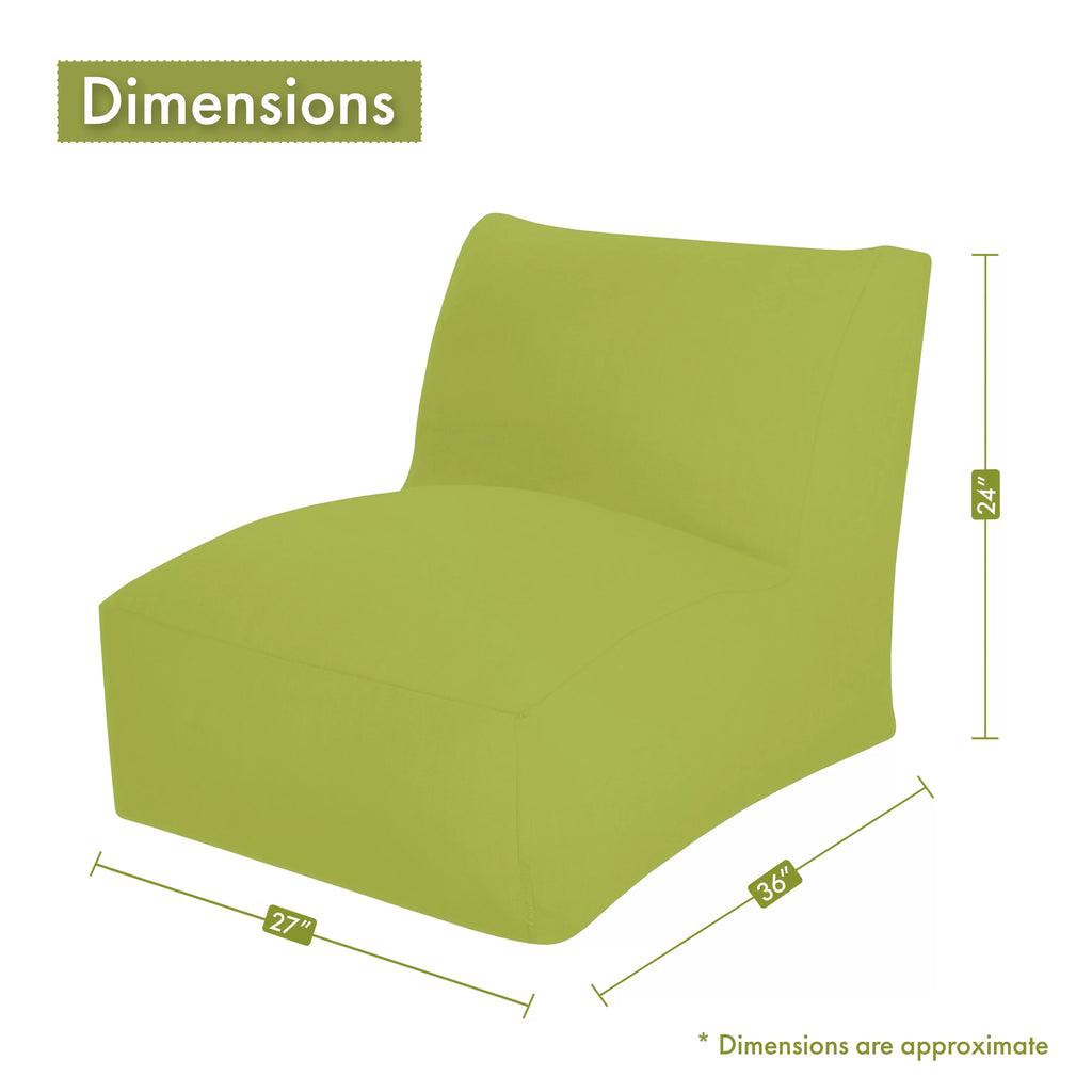 Red Links Chair Lounger Bean Bag 36 in L x 27 in W x 24 in H F46272
