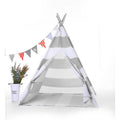 Natural Cotton Canvas Teepee Tent for Kids N64741